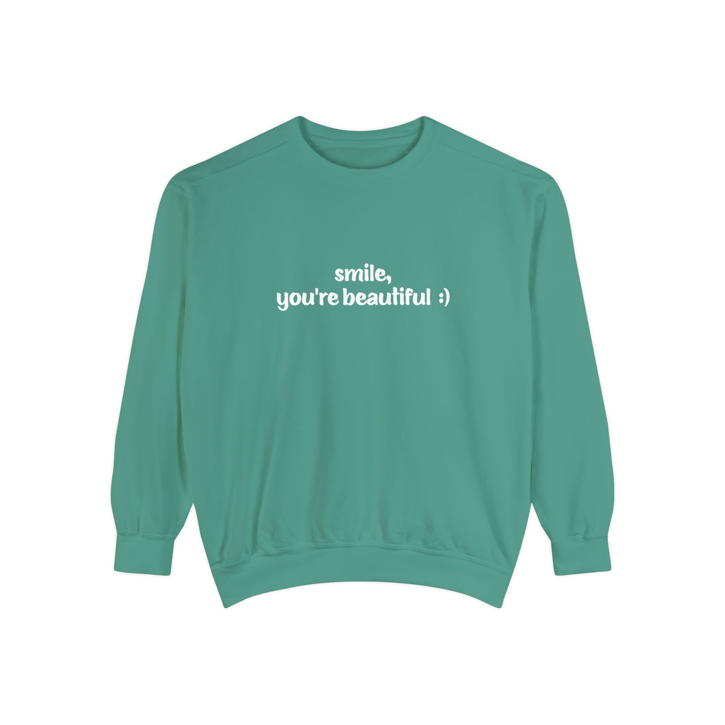 smile, you're beautiful :) | unisex premium sweatshirt
